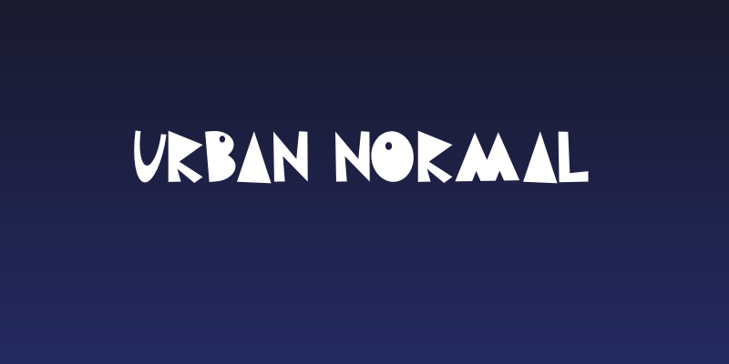 Urban Normal Social Header