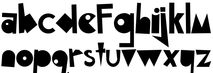 Urban Normal Font LOWERCASE