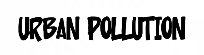 Urban Pollution  Frei Schriftart Herunterladen
