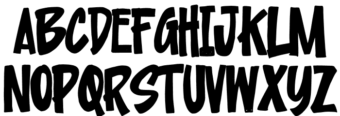 Urban Pollution Font LOWERCASE