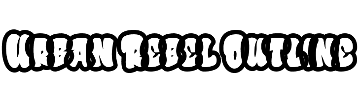Urban Rebel Outline  Frei Schriftart Herunterladen