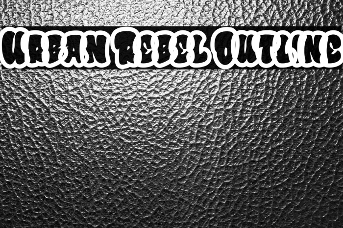 Urban Rebel Outline Example 1