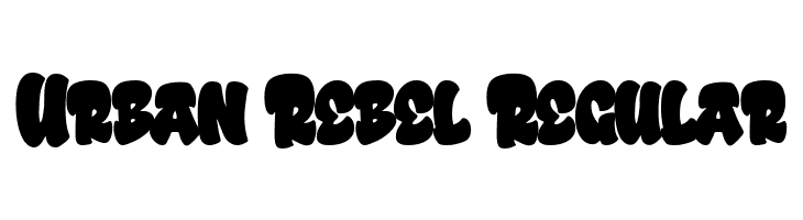 Urban Rebel Regular  les polices de caractères gratuit tlcharger