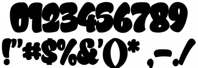 Urban Rebel Regular Font OTHER CHARS