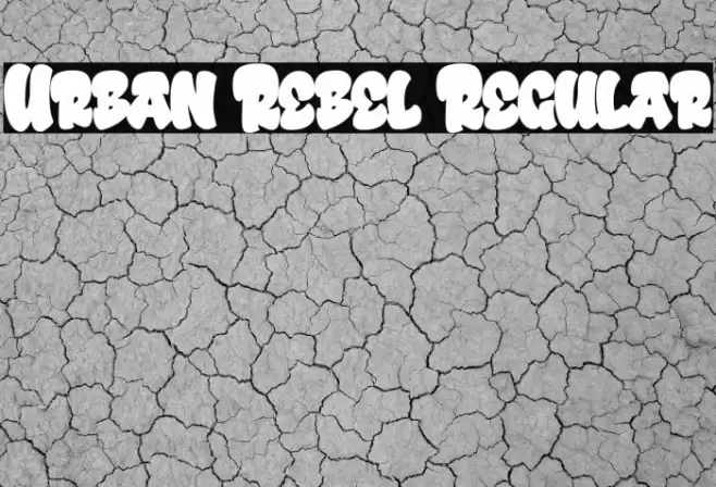 Urban Rebel Regular Font examples