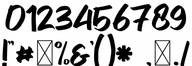 Urban Retro Font OTHER CHARS