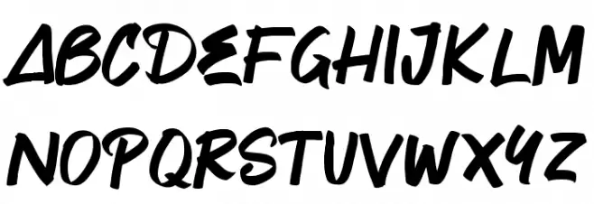 Urban Retro Font Litere mari