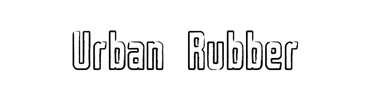 Urban Rubber फ़ॉन्ट