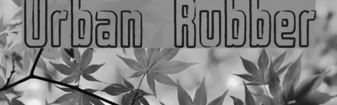 Urban Rubber Font examples