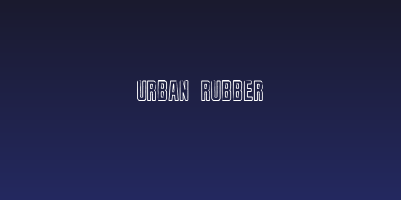 Urban Rubber Social Header