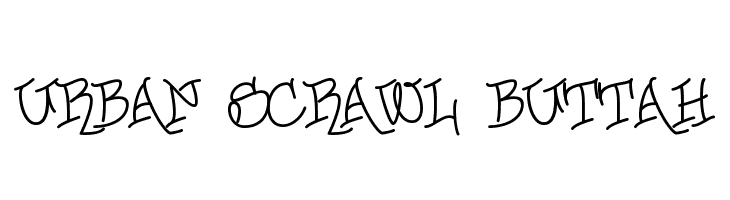 Urban Scrawl Buttah Caratteri