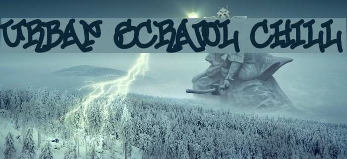 Urban Scrawl Chill Font examples
