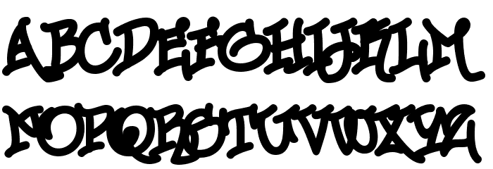Urban Scrawl Chill Font LOWERCASE