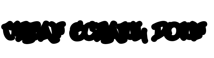Urban Scrawl Down  Free Fonts Download