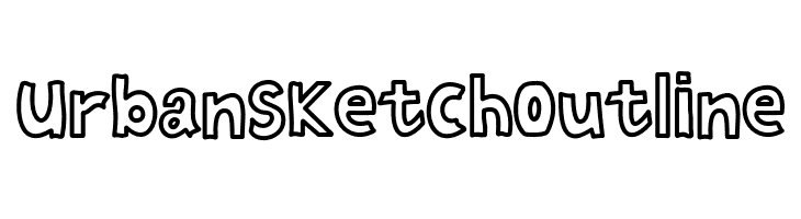 Urban Sketch Outline  नि: शुल्क फ़ॉन्ट्स डाउनलोड