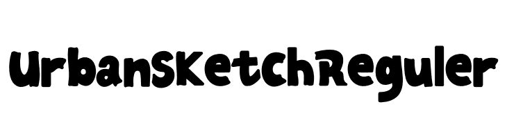 Urban Sketch Reguler  les polices de caractères gratuit tlcharger
