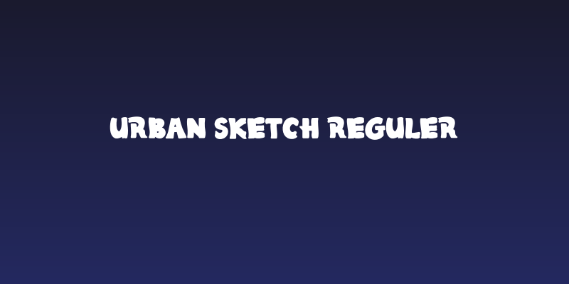 Urban Sketch Reguler Social Header