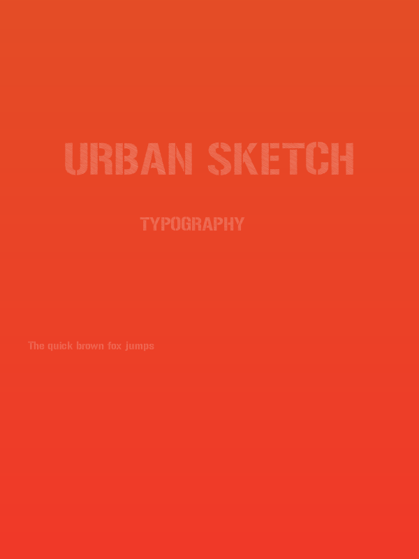 Urban Sketch Poster
