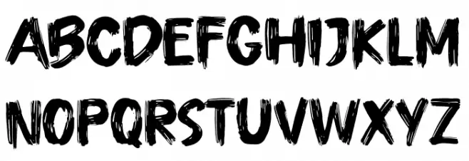 Urban Storm Schriftart Kleinbuchstaben