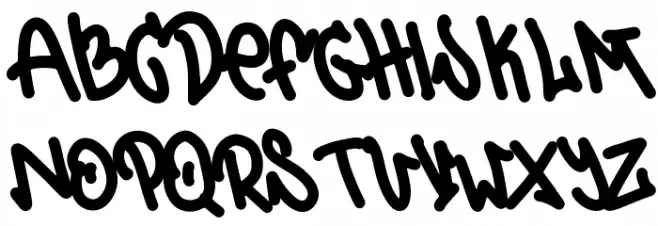 Urban Stroke Schriftart Gro&szlig;