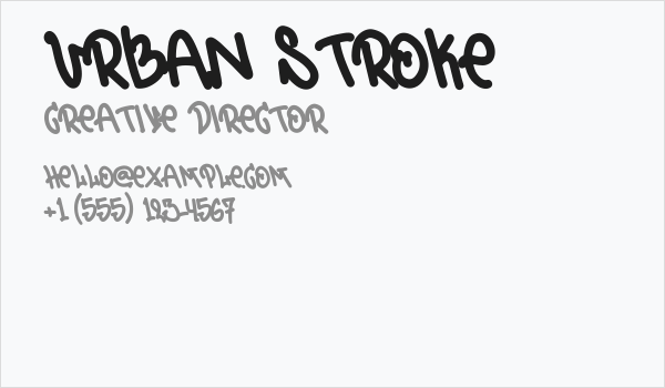 Urban Stroke Business Card
