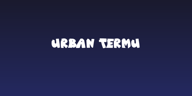 Urban Termu Social Header