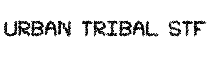 Urban Tribal STF  नि: शुल्क फ़ॉन्ट्स डाउनलोड