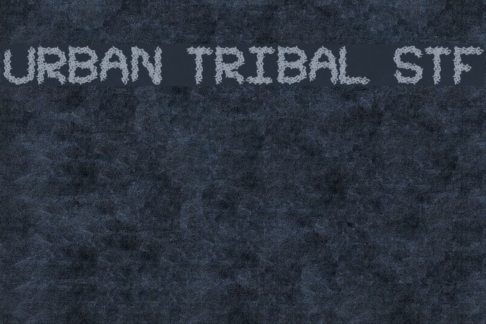 Urban Tribal STF Font examples