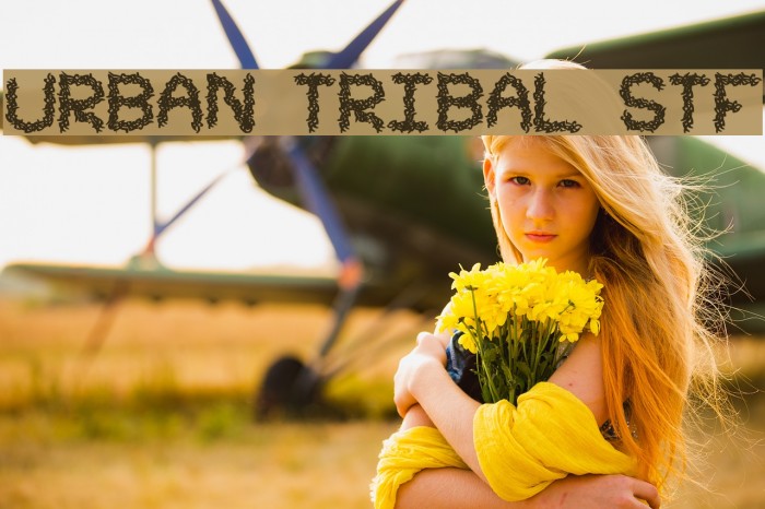 Urban Tribal STF Font examples