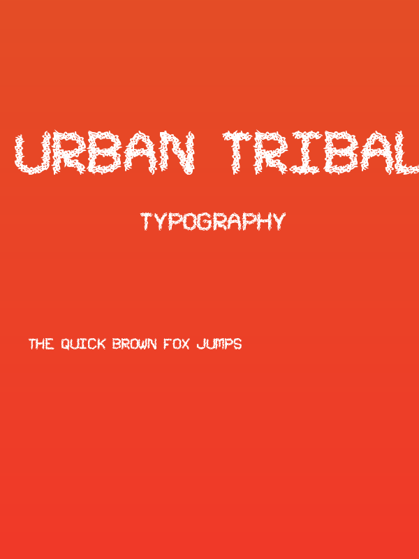 Urban Tribal STF Poster