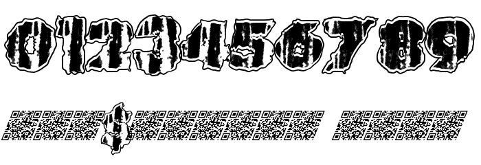 UrbanAnimal Font OTHER CHARS
