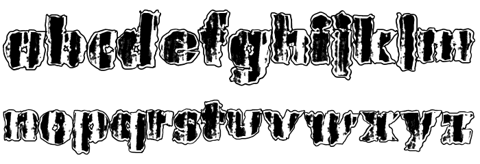 UrbanAnimal Font LOWERCASE
