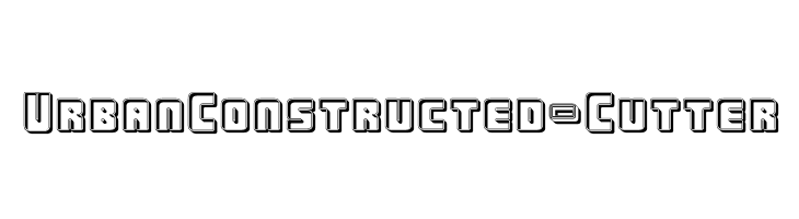 UrbanConstructed-Cutter  नि: शुल्क फ़ॉन्ट्स डाउनलोड