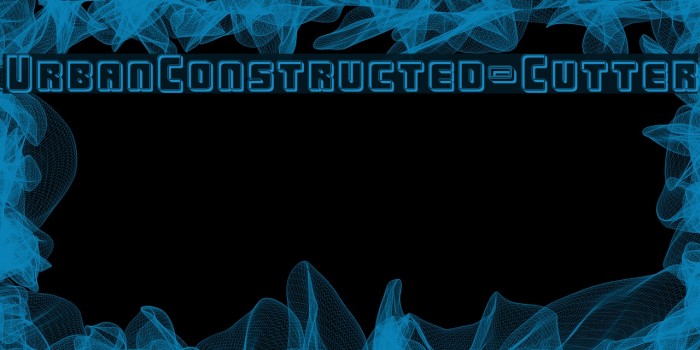 UrbanConstructed-Cutter Font examples