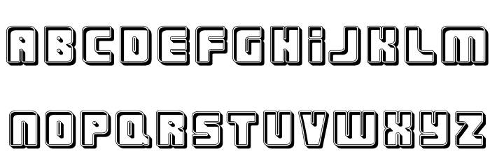 UrbanConstructed-Cutter Font LOWERCASE