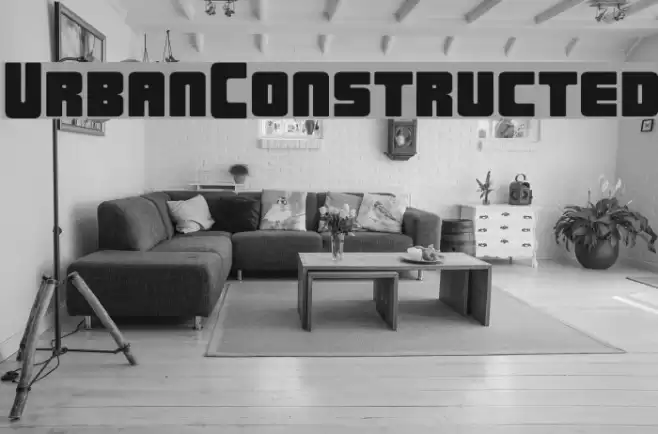 UrbanConstructed Font examples