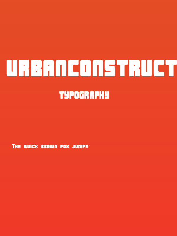 UrbanConstructed Poster
