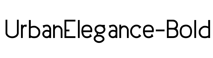 UrbanElegance-Bold Font