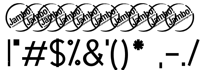 UrbanElegance-Bold Font OTHER CHARS