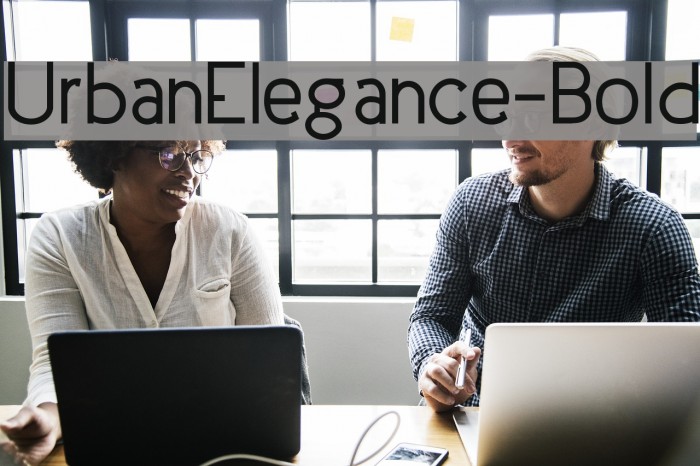 UrbanElegance-Bold Font examples