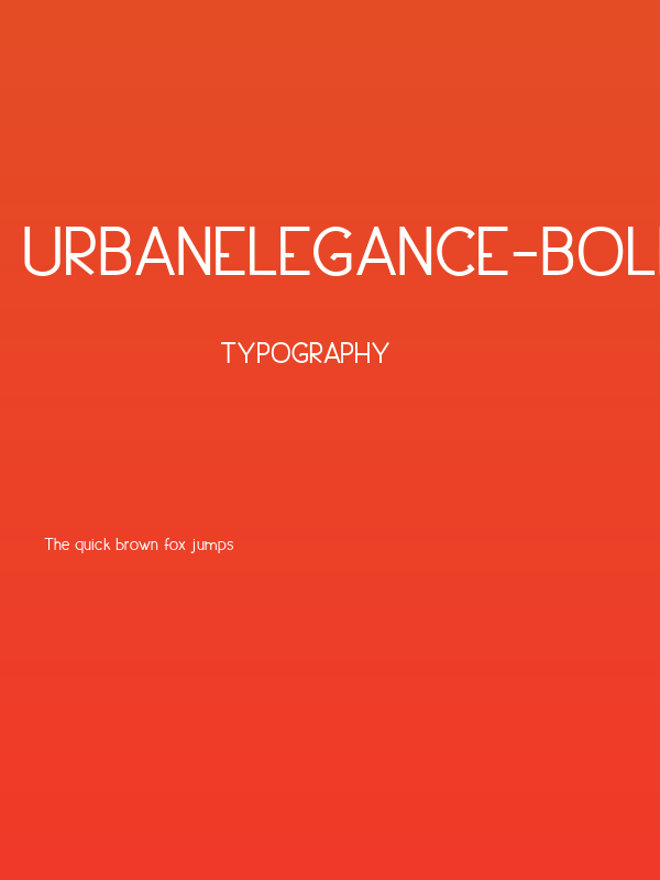 UrbanElegance-Bold Poster