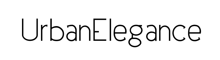 UrbanElegance Caratteri