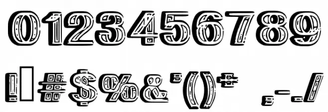 UrbanForestry Font OTHER CHARS