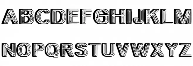 UrbanForestry Font UPPERCASE