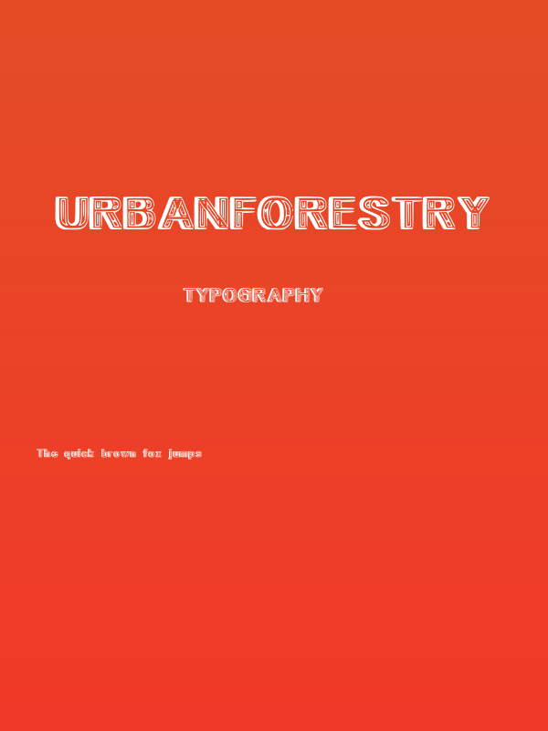 UrbanForestry Poster