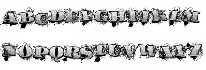 UrbanLabels Шрифта ВЕРХНИЙ