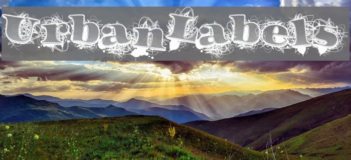 UrbanLabels Font examples