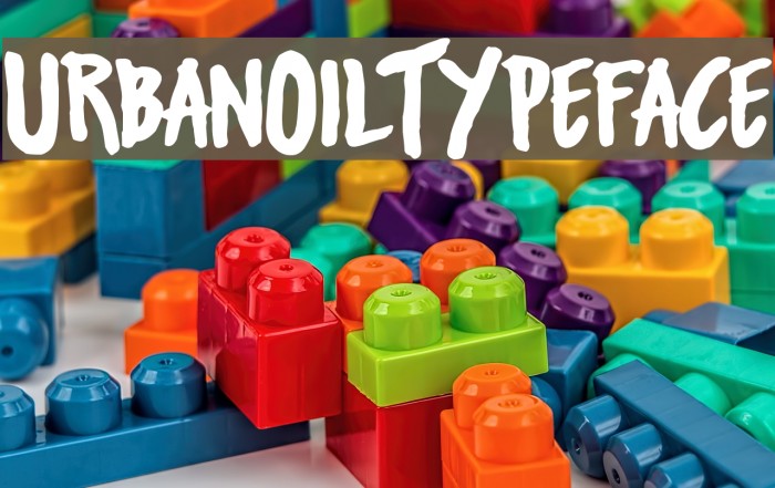 UrbanOilTypeface Font examples