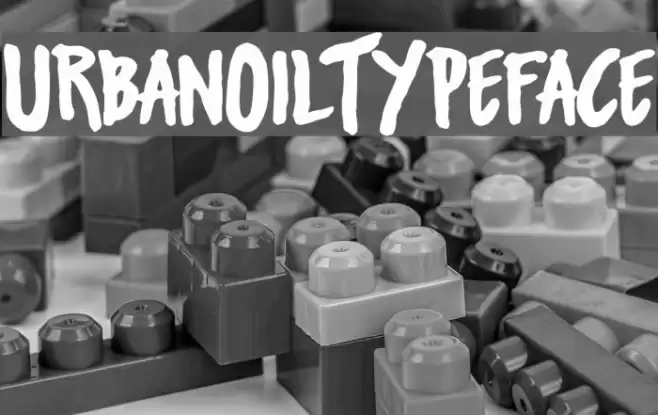 UrbanOilTypeface フォント examples