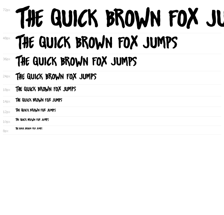 UrbanOilTypeface Waterfall